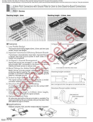 FX11LB-68S-SV(21) datasheet  